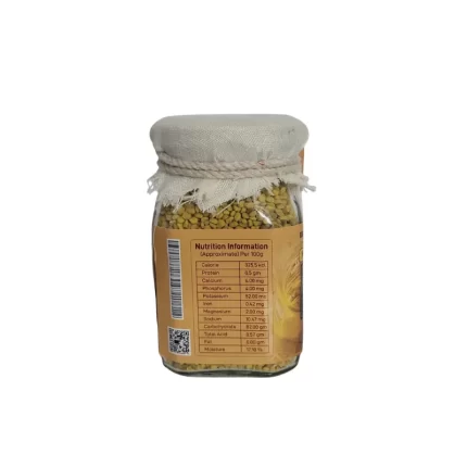 Mustered Bee Pollen back webp