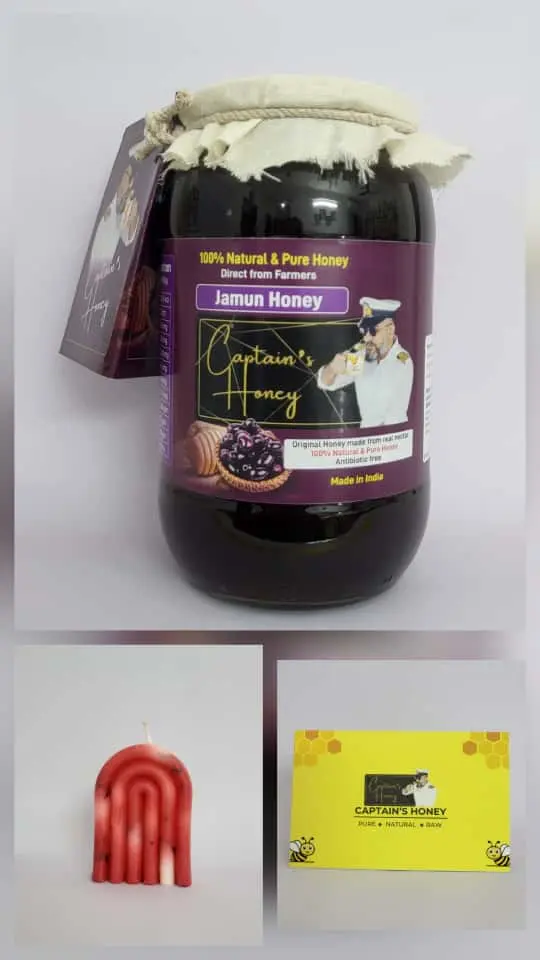Jamun Honey and Bee Wax Candle